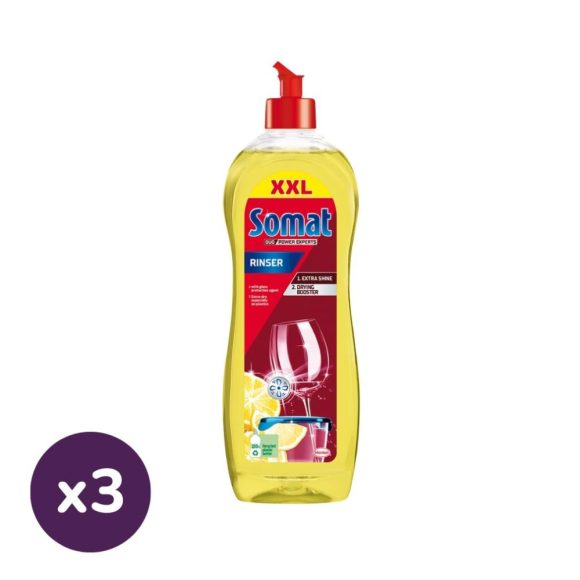 Somat Lemon&Lime mosogatógép-öblítő (3x750 ml)