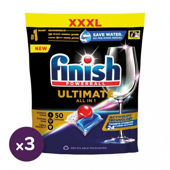 Finish Ultimate All in 1 mosogatógép-tabletta (3x50 db)