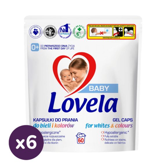 Lovela Baby mosókapszula (6x60 db)
