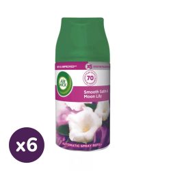   Air Wick Freshmatic Automata Légfrissítő spray utántöltő, Bársonyos Szatén és Éji Liliom (6x250 ml)