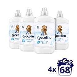   Coccolino Sensitive Pure öblítőkoncentrátum 4x1700 ml (272 mosás)