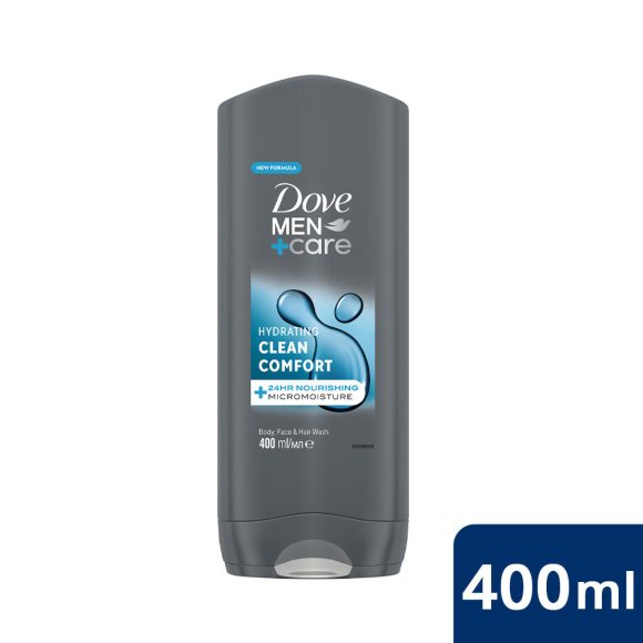 Dove Men+Care tusfürdő Clean Comfort (3x400 ml)