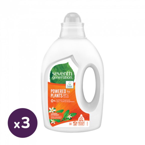 Seventh Generation Fresh Orange öko mosógél 3x1 liter (60 mosás)