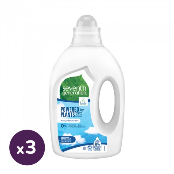 Seventh Generation Free & Clear öko mosógél 3x1 liter (60 mosás)