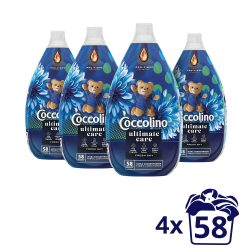   Coccolino Fresh Sky ultrakoncentrált öblítő 4x870 ml (232 mosás)