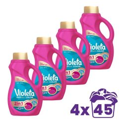   Violeta PROtect color mosógél színes ruhákhoz, 4x2700 ml (180 mosás)