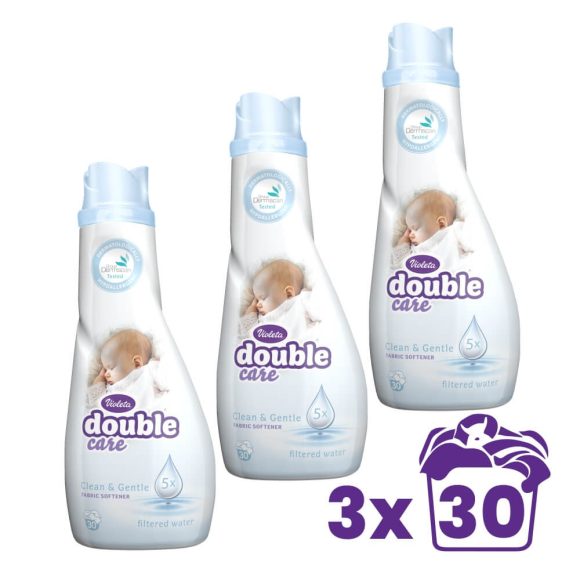 Violeta Double Care baba öblítő 3x900 ml (90 mosás)