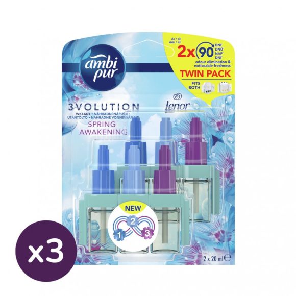 Ambi Pur Lenor Spring Awakening 3volution Duo-Refill légfrissítő utántöltő (3x40 ml)