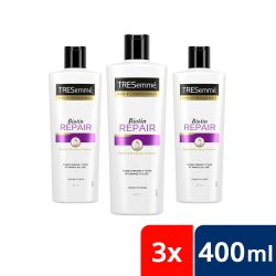   TRESemmé Biotin Repair hajbalzsam károsodott hajra biotinnal (3x400 ml) 