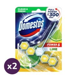 Domestos Power5 WC frissítő blokk, Lime (2x6x50 g)