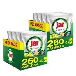   INGYENES  SZÁLLÍTÁS - Jar Platinum All in One Mosogatókapszula Lemon (2x260 db)