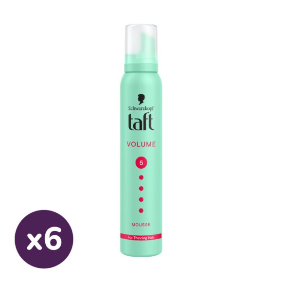 Taft hajrögzítőhab Mega erős, dús hatás (6x200 ml)