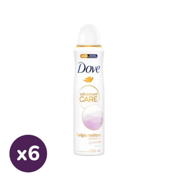 Dove deo Clean Touch izzadásgátló aeroszol (6x150 ml)
