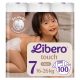 Libero Touch 7 pelenka, 16-26 kg, 100 db