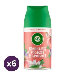   Air Wick Freshmatic Automata Légfrissítő spray utántöltő, Pezsgő őszibarack és sárgabarack (6x250 ml)