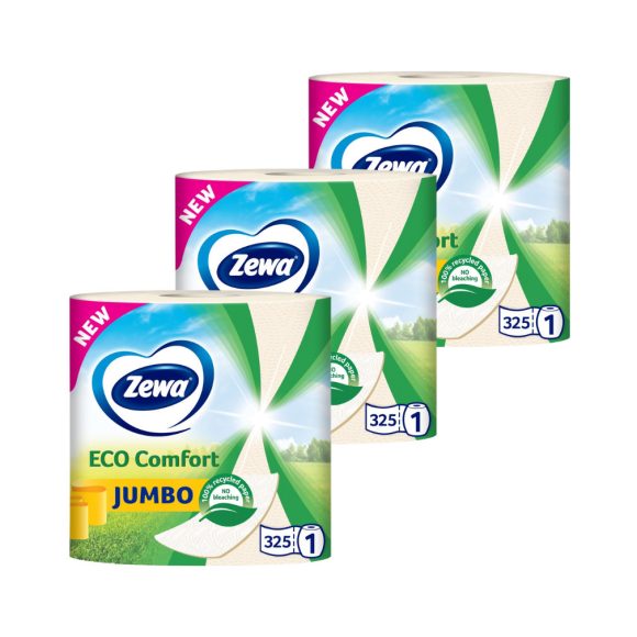 Zewa Jumbo Eco Comfort háztartási papírtörlő 2 rétegű (3x1 tekercs)