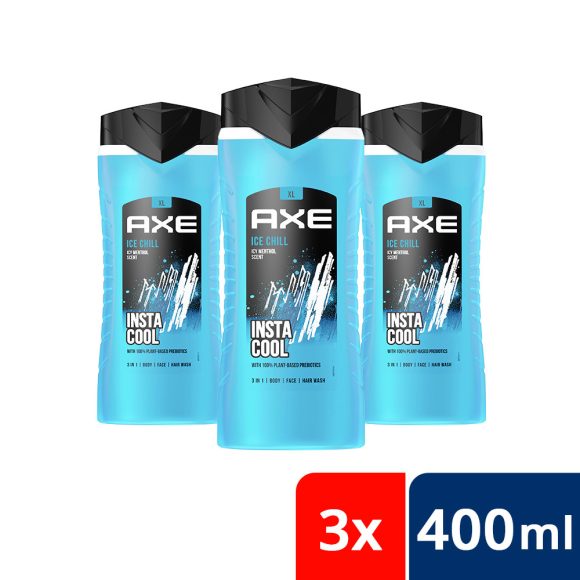 AXE tusfürdő Ice Chill (3x400 ml)