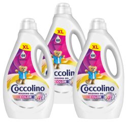   Coccolino Mosógél színes ruhákoz 3x2,72 liter (204 mosás)