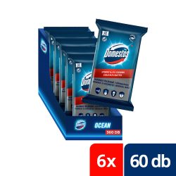   Domestos higiénikus törlőkendő óceán illattal (6x60 db)
