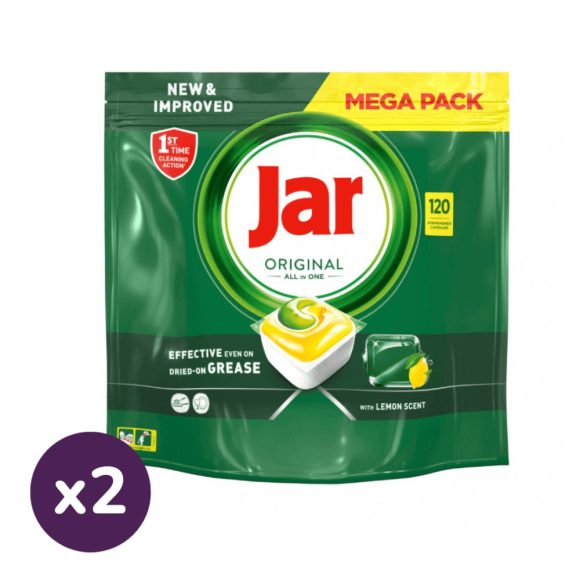 INGYENES SZÁLLÍTÁS - Jar All in One mosogatókapszula (2x120 db)