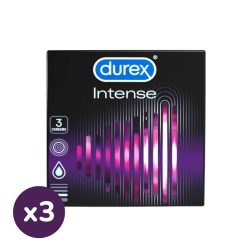 Durex Intense bordázott és pontozott óvszer (3x3 db)