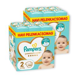    Pampers Premium Care pelenka 2, 4-8 kg, HAVI PELENKACSOMAG 1+1 448 db