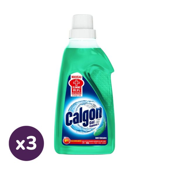Calgon 3 in 1 vízlágyító fertőtlenítő gél (3x1500 ml)