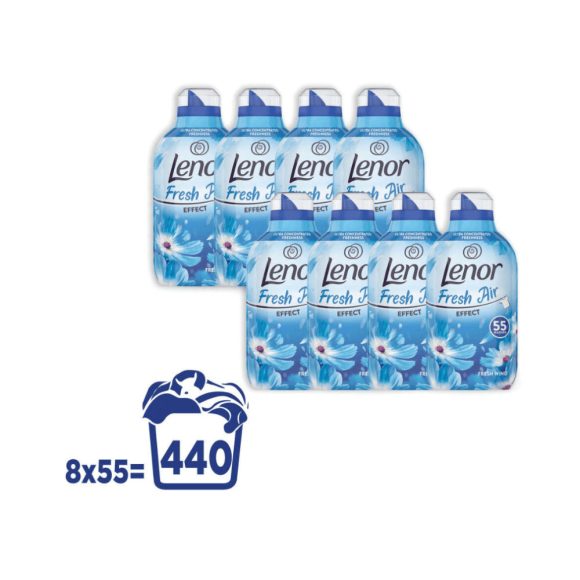 Lenor Fresh Air Fresh Wind textilöblítő 8x770 ml (440 mosás)