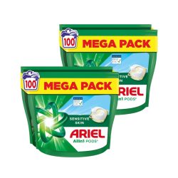   INGYENES  SZÁLLÍTÁS - Ariel All-in-1 PODS Mosókapszula Sensitive (2x100 db)