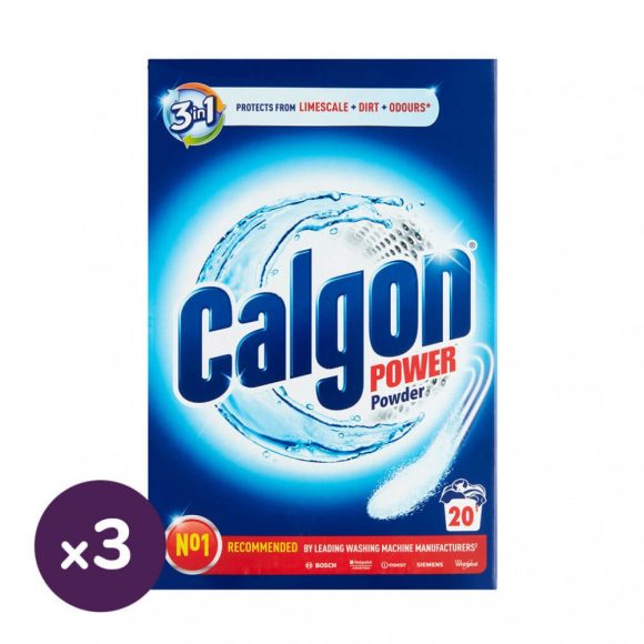 Calgon 3 in 1 vízlágyító por (3x1 kg)