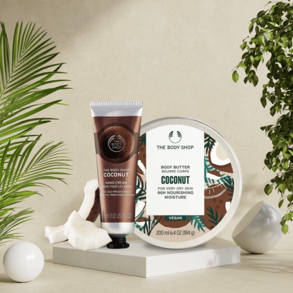 The Body Shop Kókuszos csoda csomag (kézkrém + testvaj)