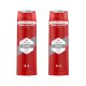 Old Spice Original 3 az 1-ben tusfürdő és sampon férfiaknak (2x400 ml)