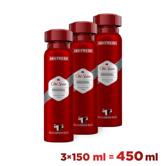 Old Spice Dezodor Spré Original 3x150 ml