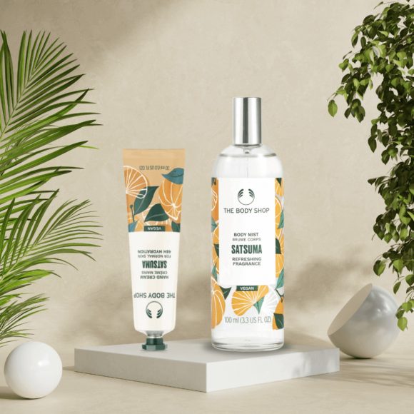The Body Shop Mandarinos hidratáló csomag (kézkrém + testpermet)