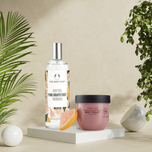 The Body Shop Pink grapefruit testápoló csomag (testjoghurt + testpermet)