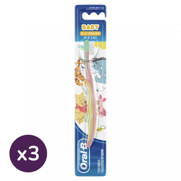 Oral-B fogkefe Disney 0-2 éves korig (3x1 db)