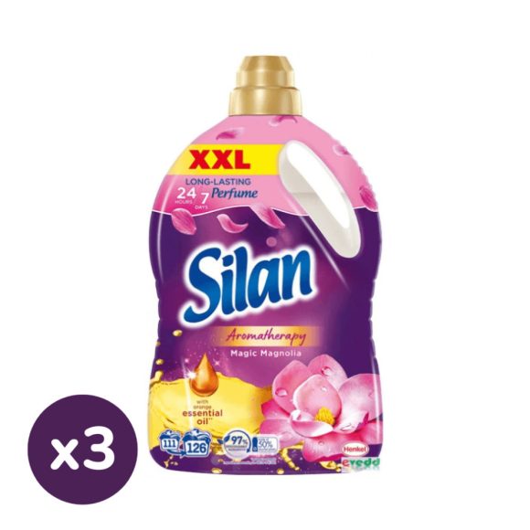 Silan Aromatherapy Magic Magnolia öblítő 3x2772 ml (378 mosás)