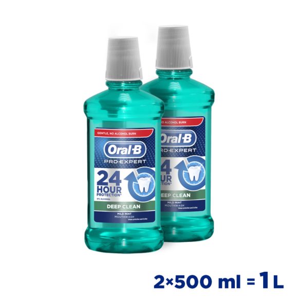 Oral-B pro-expert deep clean szájvíz (2x500 ml)
