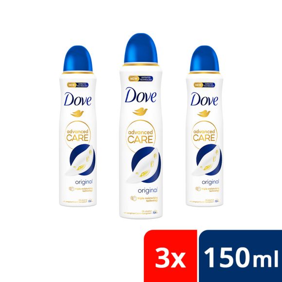 Dove Original izzadásgátló aeroszol (3x150 ml)