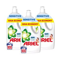    Ariel Sensitive Skin folyékony mosószer 3x4,5 liter (300 mosás)