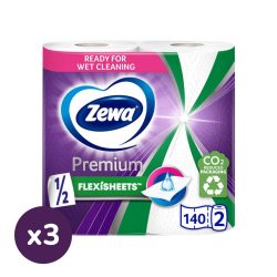   Zewa Premium Extra Long 2 rétegű papírtörlő, 3x2 tekercs (3x140 lap)