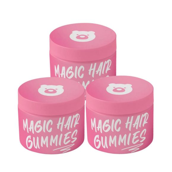 3 havi Magic Hair Gummies gumivitamin kúra csomag