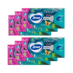   Zewa Deluxe Magic Garden 3 rétegű illatosított papír zsebkendő (6x90 db)