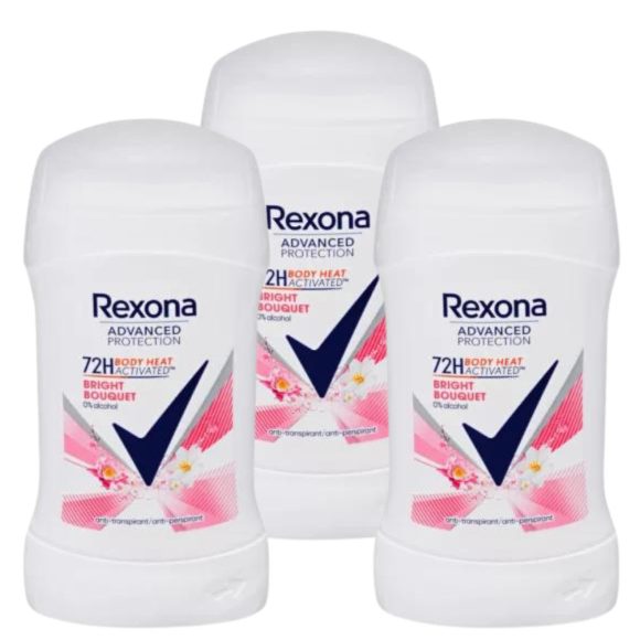 Rexona Advanced Protection Bright Bouquet izzadásgátló stift (3x50 ml)