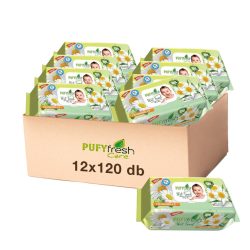   Pufy Fresh Care kupakos nedves törlőkendő kamillával 12x120 db