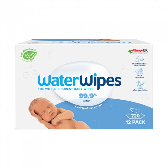 WaterWipes BIO nedves törlőkendő (12x60 db)