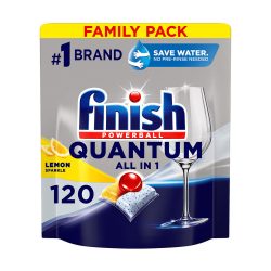   Finish Powerball Quantum All in 1 mosogatógép-kapszula, lemon (120 db)