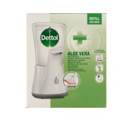   Dettol érintés nélküli készülék + utántöltő, Aloe Vera (250 ml)