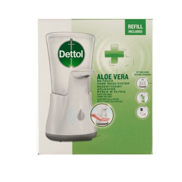 Dettol érintés nélküli készülék + utántöltő, Aloe Vera (250 ml)