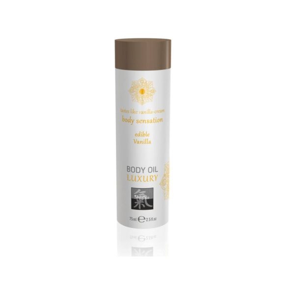 Shiatsu Luxury ehető masszázsolaj vanília (75 ml)